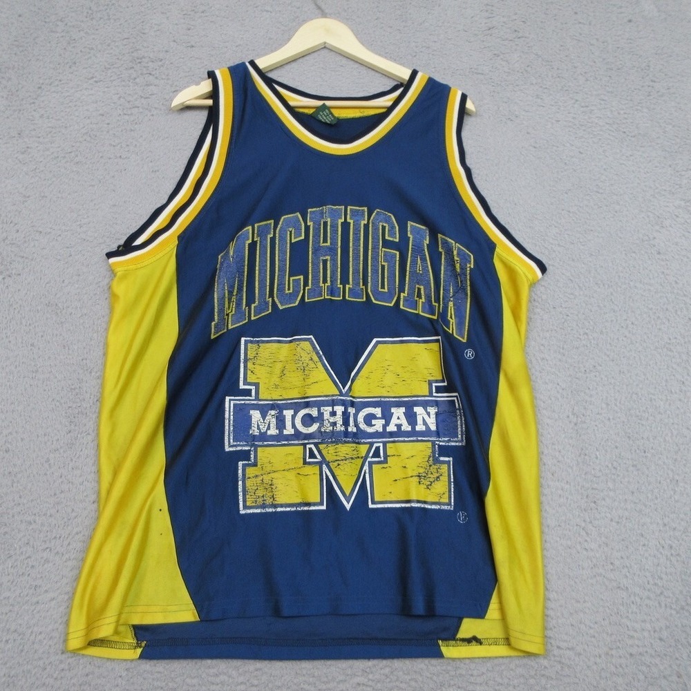 Vintage Michigan‎ Wolverines Jersey Mens XL Jimmy King #24 Fab 5 1990s NCAA